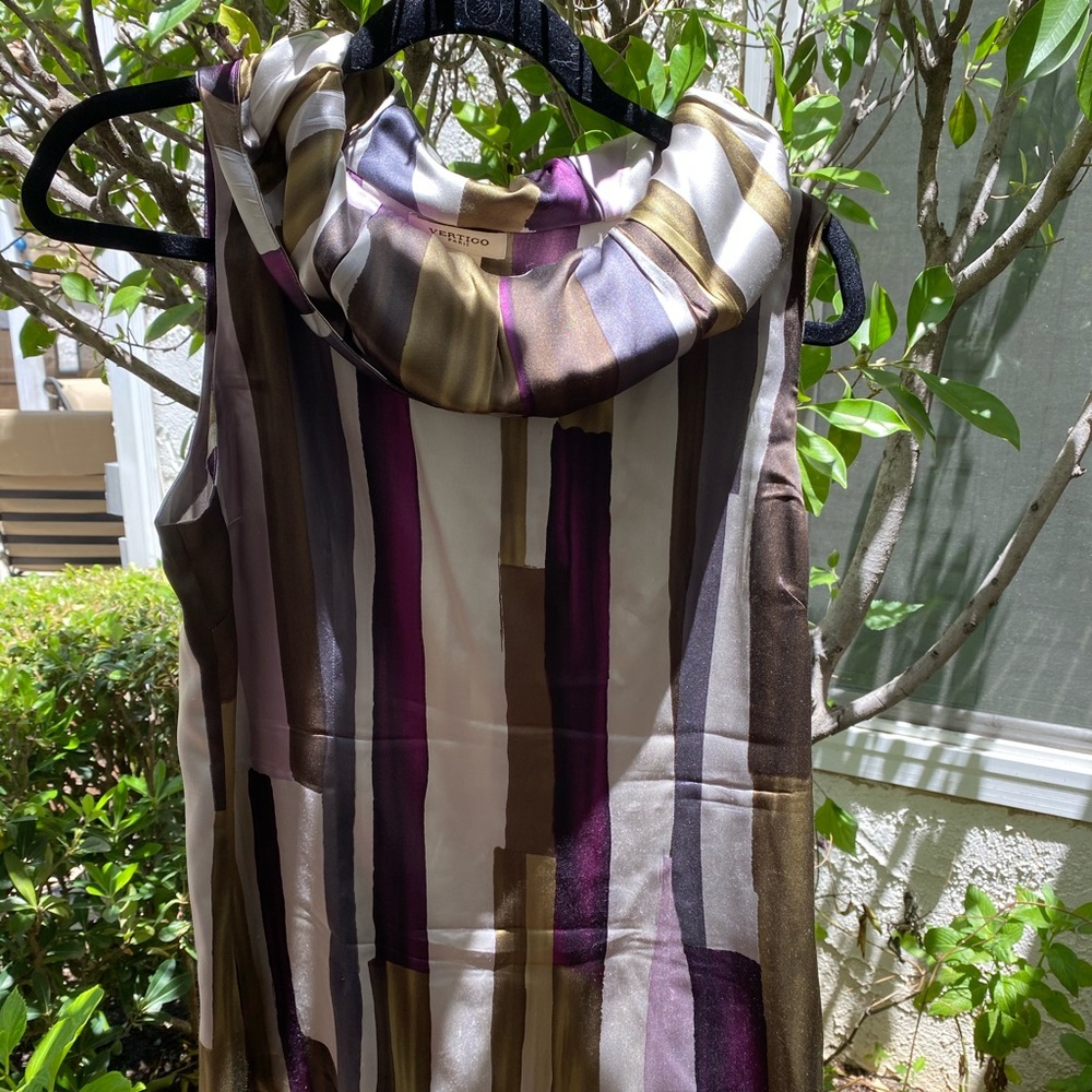 Vertigo Silk Blouse